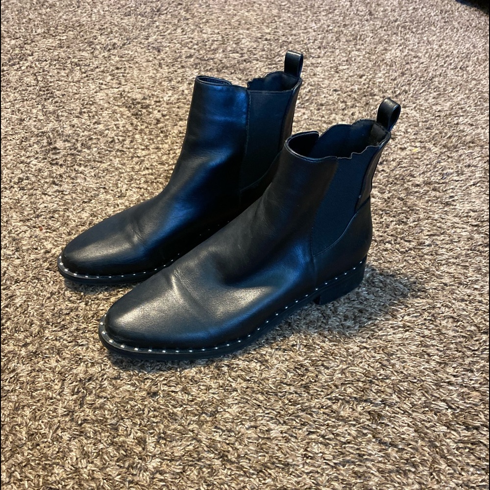 black boots